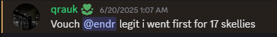 Vouch